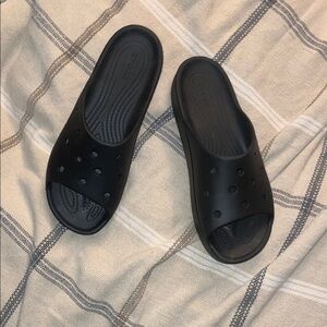 CROCS Black Slide Sandals